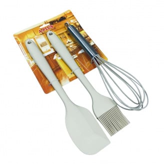 Набір силіконових аксесуарів A-PLUS 1903 3 шт Молочний