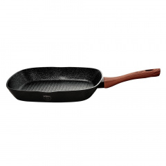 Сковорода-гриль Berlinger Haus Ebony Rosewood Collection 28 см Чорно-коричневий BH-1721 Черкаси