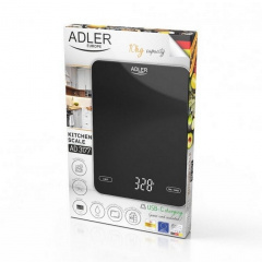 Весы кухонные до 10 кг Adler AD 3177b Black Тернополь