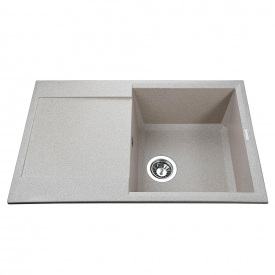 Гранітна мийка Globus Lux KOMO 790х500-А0008, мигдаль