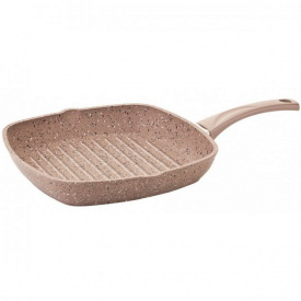 Сковорода-гриль O.M.S 28 см Коричневий 3212.00.07-28-2,75л-Brown