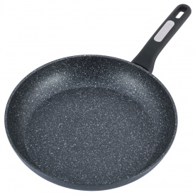 Сковорода Kamille с покрытием мрамор 30 см Серый KM-5391MR