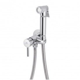 Смеситель для биде Rubineta Ultra с гигиенической лейкой, хром (625121)