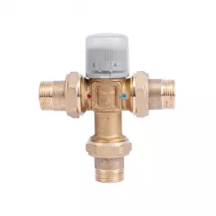 Термосмесительный клапан Icma 3/4"х3/4" ННН латунь (90148AE05) Чернігів