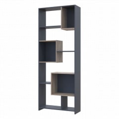 Етажерка висока Doros B1S Графіт/Дуб Сонома 81х30х210 (41516040) Енергодар