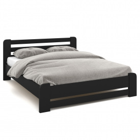 Ліжко Монтана бук чорний лак, 160х200