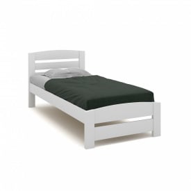 Ліжко Техас бук білий лак, 90х200