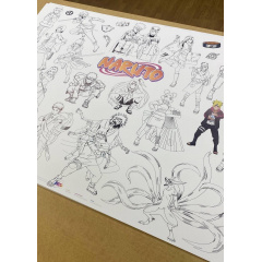 Раскраска детская и тубус No Brand Naruto 100х130 см Ужгород