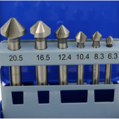 Набор зенкеров Allora 6 шт в кейсе Дубно
