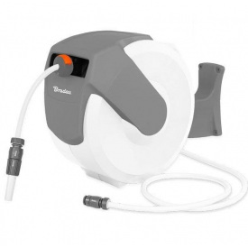 Катушка автоматическая со шлангом 1/2" 20м и аксессуарами WHITE LINE Bradas