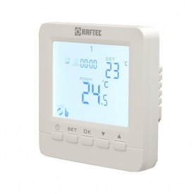 Терморегулятор для теплого пола Raftec 230В белый (R02B05)