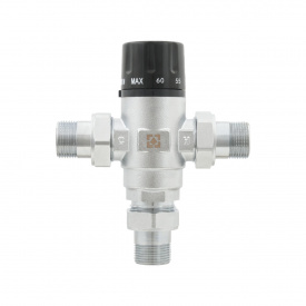 Трехходовой смесительный клапан Raftec 3/4" НН латунь (RTSM02)