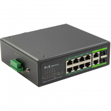 PoE комутатор PowerPlant 8ch 1000Mbps+2G uplink 2 SFP