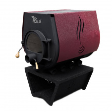 Булерьян RUD Pyrotron Кантри 15 кВт 400м3 с варочной поверхностью П-02 + стекло