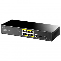 PoE-комутатор 11-портовий Cudy керований L2 GS2008PS2 гігабітний з 8 портами PoE Львів