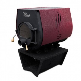 Булерьян RUD Pyrotron Кантри 15 кВт 400м3 с варочной поверхностью П-02 + стекло