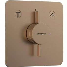 Змішувач для душу Hansgrohe DuoTurn прихований монтаж Brushed Bronze (75414140)