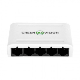 Комутатор мережевий GreenVision GV-001-H-05P