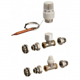 Комплект термостатичного та запірного клапана Heat-PEX KA 1191 до змішувальної групи GP 1190