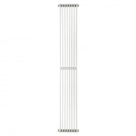 Вертикальний дизайнерський радіатор Betatherm Metrum 2 1800x255 білий матовий