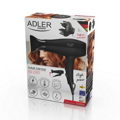 Фен з дифузором Adler AD 2267 гумовий корпус Київ