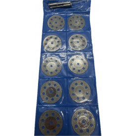 Набор дисков алмазных Dremel 25 мм 10 шт и держатель