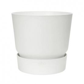 Вазон Elho greenville round белый 7.6 л
