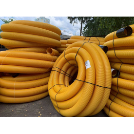 Дренажна труба в бухтах ПВХ 160-200мм (Pipelife)