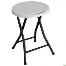 Табурет складаний Seat пластик білий
