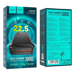 УМБ 30000mAh Power Bank HOCO Astute J101B 2USB Type-C QC Black Бердичів
