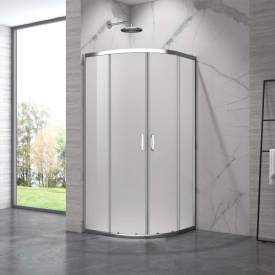 Душевая кабина Armaform Elbe Satin 1900x900 полукруглая, стекло 5 мм, без поддона (110-092112)