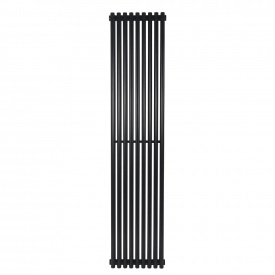 Дизайнерский радиатор Betatherm Praktikum 1600x349 вертикальный, черный матовый