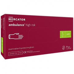 Рукавички латексні Mercator Medical 50 шт S 2 уп (0498) Вінниця