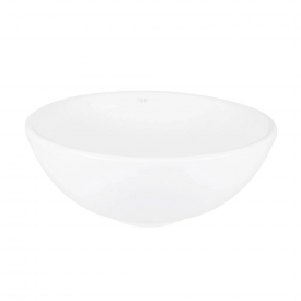 Раковина накладная Qtap Owl 400х400 круглая, белая (QT1911K53WN47319)