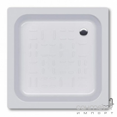 Квадратный стальной душевой поддон KollerPool 900x900 1733640102 белый Хмельник