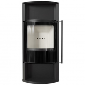 Печь-камин на дровах Kratki TOFA 8 кВт сталь, напольный (Ø150)