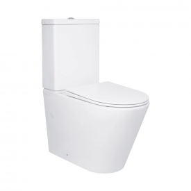 Унитаз напольный Qtap Swan 840х640 безободковый, белый (QT16222182TW)