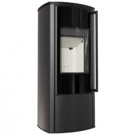 Печь-камин на дровах Kratki KOZA AB ENYO R 5,5 кВт сталь, напольный (Ø150)