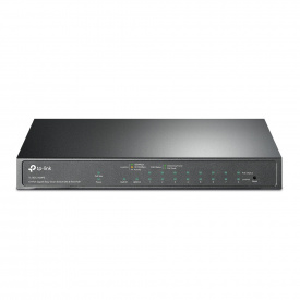 Комутатор TP-Link TL-SG1210MPE 10xGE (8xPoE), 1xSFP, 123Вт, WebSmart
