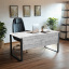 Стіл керівника Tobi Sho LOFT Iceberg СКА/1 прямий стільниця 36 мм, 1600х800х765 Дуб крафт білий Київ