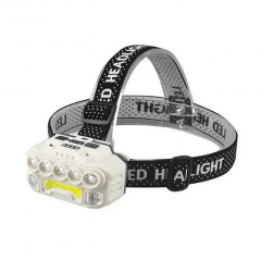 Аккумуляторный налобный фонарь LED Headlight BL HX-817 с сенсором 9070 Black/White Ивано-Франковск