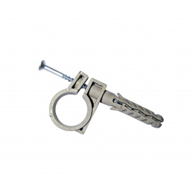 Обойма для труб і кабелю Polax D50 з ударним шурупом 25 шт. (37-079)