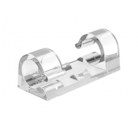 Кліпса кабельна Ø6-10 мм Polax самоклеюча 40х15 мм, 16 шт (37-175)