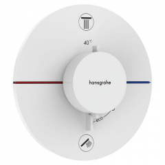 Термостат для душа Hansgrohe ShowerSelect латунь, белый матовый (15553700) Львів
