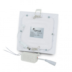 Комплект светильников светодиодных Lightwell LW-SQ-RCD-9 9 W 3 шт Буча