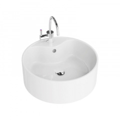 Умывальник накладной Lavita Teneryfa 410х410 круглый, белый глянцевый (5908211470849) Кривой Рог