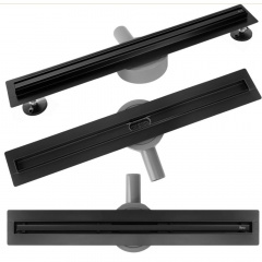 Трап для душа Rea Neox Slim Pro 900 мм нержавеющая сталь, черный (REA-G2711) Чернівці
