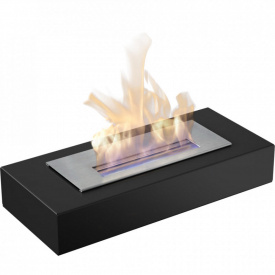 Биокамин Kratki INDIA стальной, без стекла, черный (INDIA/CZARNY/TUV)