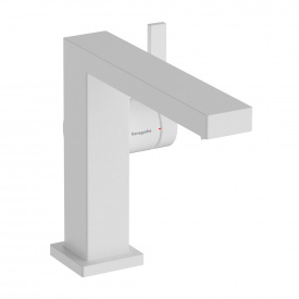 Смеситель для умывальника Hansgrohe Tecturis однорычажный, белый матовый (73020700)
