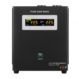 ИБП с правильной синусоидой LogicPower LPY-W-PSW-2000VA+ 1400 Вт линейно-интерактивный (24V)
